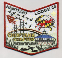 Nentego Lodge 20 Choptank Chapter Pocket  Del-Mar-Va Council #81