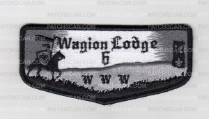 Patch Scan of Wagion Lodge Knight OA Flap