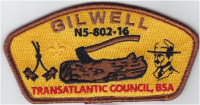 Gilwell Yellow Fill Transatlantic Council #802