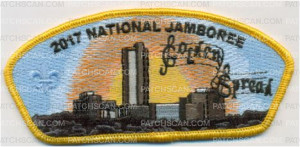 Patch Scan of National Jamboree 2017 Amarillo 