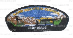 Patch Scan of Hawk Mountain Scout Reservation (Camp Meade)