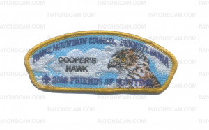 Patch Scan of Hawk Mountain Council - 2018 FOS - Cooper's Hawk