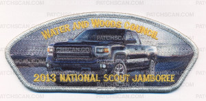 Patch Scan of 2013 Jamboree- Water and Woods Council- Truck- 211371