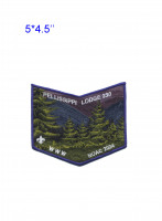Pellissippi 230 NOAC 2024 pocket patch dark blue border Great Smoky Mountain Council #557