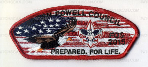 Patch Scan of Baden Powell Council FOS 2015