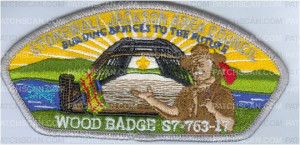 Patch Scan of SJAC Wood Badge S7-763-17 CSP