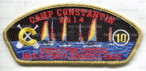 Patch Scan of 34330 - Circle Ten Council Camp Constantin 2014 CSP