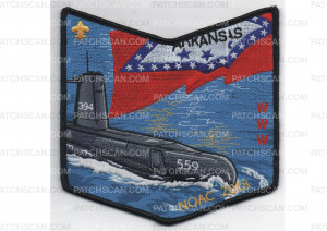 Patch Scan of 2018 NOAC Pocket Patch USS Razorback (87825)