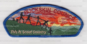 Patch Scan of Buckskin Council This Is Scout Country