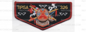 Patch Scan of 85085r1 Maroon Border (PO 85085r1)