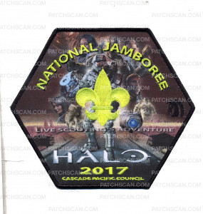 Patch Scan of Halo 2017 National Jamboree Center Patch