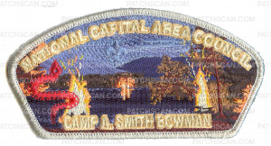 Patch Scan of NCAC Camp A. Smith Bowman CSP  Silver Metallic Border