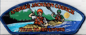 Patch Scan of Andrew Jackson Council Trail To Adventure 2017