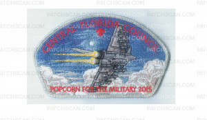 Patch Scan of Popcorn For The Military CSP Air Force silver border