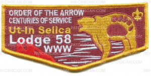Patch Scan of Order of the Arrow - Ut-In Selica Lodge