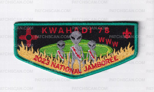 Patch Scan of Kwahadi National Jamboree OA Flap