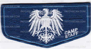 Patch Scan of Black Eagle OA Flap 2017 Camp Navy version ghosted