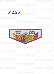 Patch Scan of Ini-To 324 Noac 2022 Trader Flap (White)
