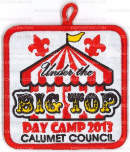 Patch Scan of X168406A BIG TOP DAY CAMP 2013