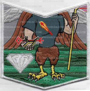 Patch Scan of 75TH PAMOLA POCKET WHITE