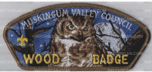 Patch Scan of Owl Wood Badge CSP