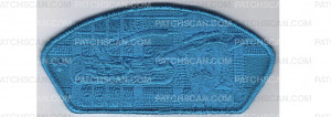 Patch Scan of Yocona Area Council Wood Badge CSP blue
