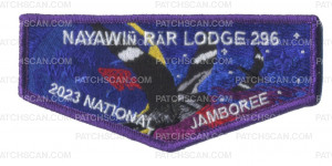 Patch Scan of 2023 NSJ Nayawin Rar Flap (Purple Metallic) 