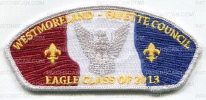 Patch Scan of 34327 - Westmoreland - Fayette Council  Eagle Class of 2013 CSP