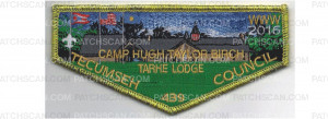 Patch Scan of Camp Lodge Flap (gold)