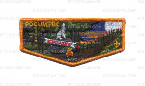 Patch Scan of Pocumtuc Scholarship Flap (Orange)