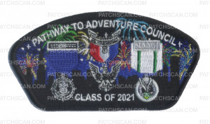 Patch Scan of Pathway to Adventure Class of 2021 CSP black border