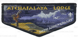 Patch Scan of Atchafalaya Lodge 50th Anniversary Flap 
