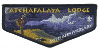 Atchafalaya Lodge 50th Anniversary Flap  Evangeline Area Council #212