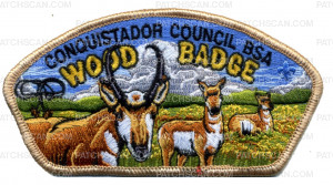 Patch Scan of Wood Badge Antelope CSP (34173)