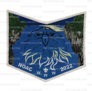 Patch Scan of Black Hawk Lodge NOAC 2022 Bottom Piece (Night time) 