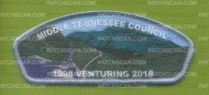 Patch Scan of Middle Tennessee Council 1998 2018 Venturing CSP