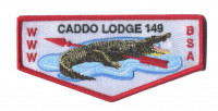  Caddo Lodge 149 Gator Retro Flap Norwela Council #215