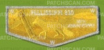 Patch Scan of Pellissippi 230 80th Anniv. Brotherhood sash flap silver met. bdr
