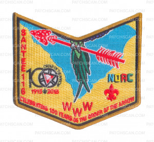 Patch Scan of K124316 - PEE DEE AREA COUNCIL - NOAC 2015 POCKET (GOLD)