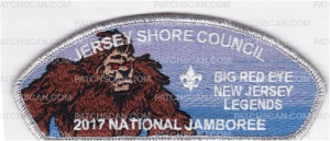 Patch Scan of JSC 2017 National Jamboree 6 Piece Set Big Red Eye