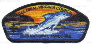 Patch Scan of Colonial Virginia Council 2023NSJ JSP porpoise