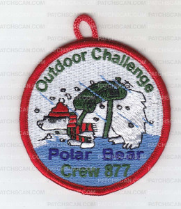Patch Scan of X166389A Crew 877 Outdoor Challenge