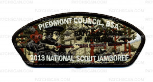 Patch Scan of 2013 Jamboree- Piedmont Council- #211928