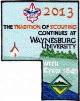 30901C - 2013 Jamboree Patch Set Waynesburg University