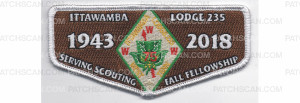 Patch Scan of 2018 Lodge Flap Fall Fellowship (Po 87581)