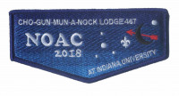 CHO-GUN-MUN-A-NOCK Lodge 467 NOAC 2018 Flap (Navy Border) Hawkeye Area Council #172