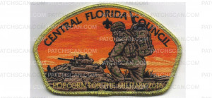 Patch Scan of Popcorn For the Military