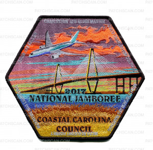 Patch Scan of Coastal Carolina Council 2017 National Jamboree Center Patch