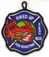 X169847A FIRED UP FOR SCOUTING (100%) Far East Council #803