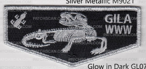 Patch Scan of Gila Lodge Skeleton Flap